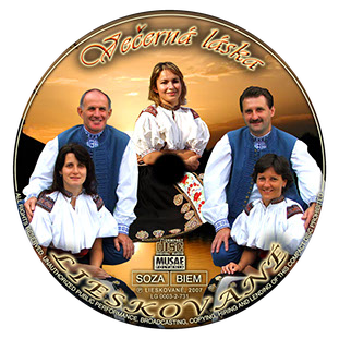Obal CD Večerná láska